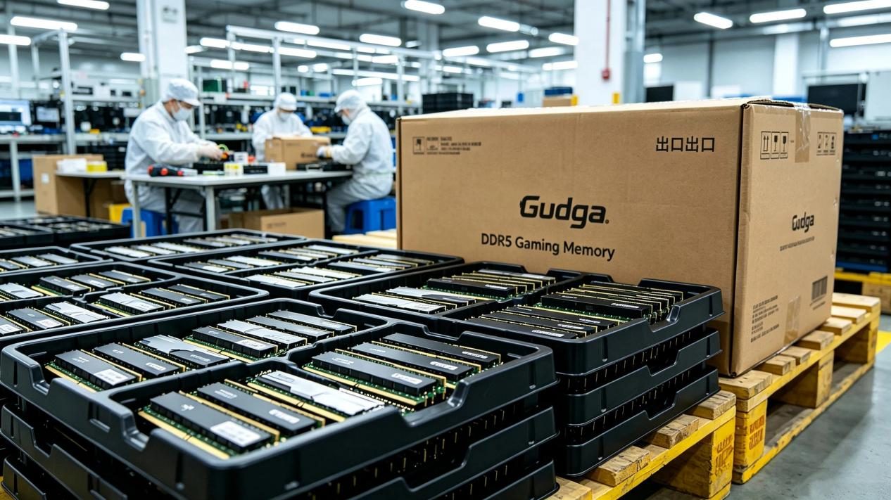 شركة Gudga تطرح وحدات ذاكرة بسعة 35 ألف وحدة وسط نقص عالمي في إمدادات ذاكرة الوصول العشوائي الديناميكية (DRAM).