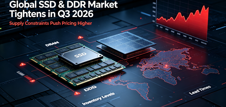 ارتفاع أسعار SSD وDDR العالمية في الربع الثالث من عام 2026 وسط قلة العرض القائم على الذكاء الاصطناعي؛ تحافظ GUDGA على إمدادات مستقرة لشركاء B2B العالميين