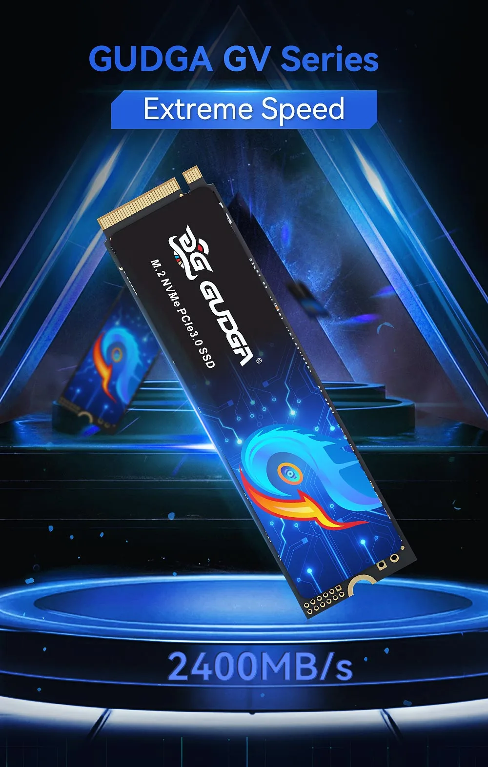 NVME M.2 PCIE 3.0X4 2400mb/s 2280mm SSD